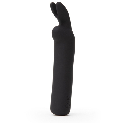 Черная вибропуля с ушками Rechargeable Rabbit Ears Bullet Vibrator - фото, цены