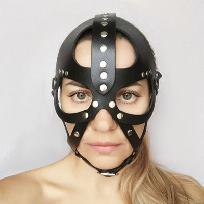 Кожаная маска-шлем Лектор - фото, цены