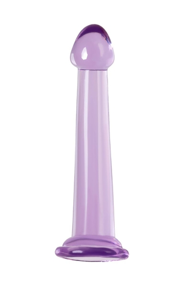 Фиолетовый фаллоимитатор Jelly Dildo M - 18 см. - фото, цены