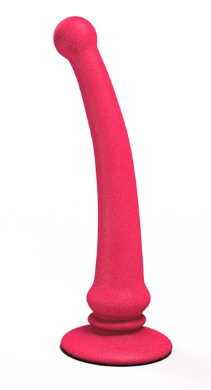 Розовый анальный стимулятор Rapier Plug - 15 см. - фото, цены
