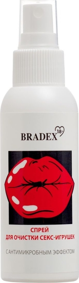 Антибактериальный спрей Bradex для очистки секс-игрушек - 100 мл. - фото, цены