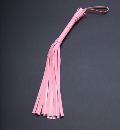 Розовая мини-плеть - 40 см. - фото, цены