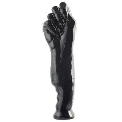 Черный фаллоимитатор-кулак Works Fist of Fury - 28 см. - фото, цены