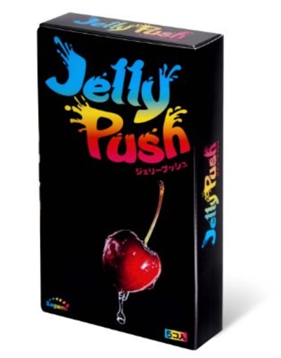 Розовые презервативы Sagami Jelly Push - 5 шт. - фото, цены