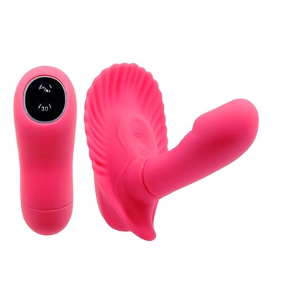Клиторальный стимулятор с вагинальной пробкой Fancy Clamshell - фото, цены