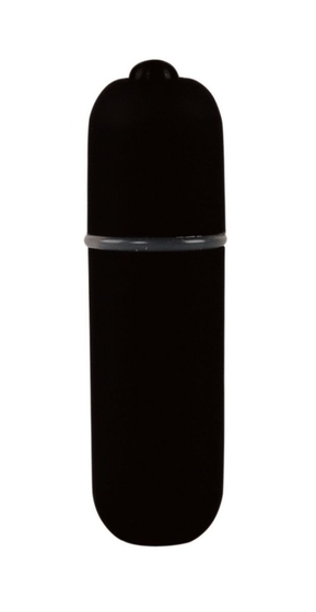 Черная вибропуля Power Bullet - 6,2 см. - фото, цены