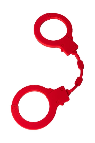 Красные силиконовые наручники Штучки-дрючки - фото, цены