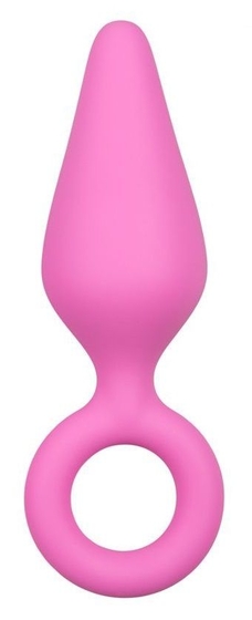 Розовая анальная пробка Pointy Plug - 12 см. - фото, цены
