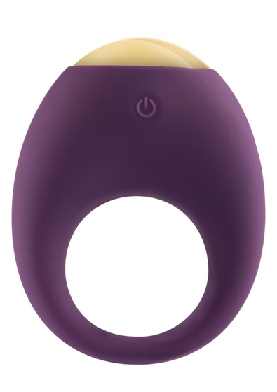 Фиолетовое эрекционное кольцо Eclipse Vibrating Cock Ring - фото, цены