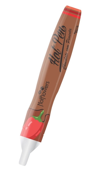 Ручка для рисования на теле Hot Pen со вкусом шоколада и острого перца - фото, цены