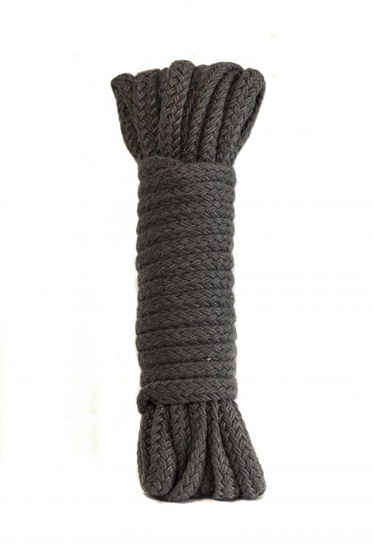Серая веревка Bondage Collection Grey - 9 м. - фото, цены
