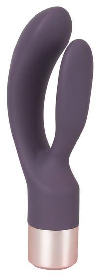 Фиолетовый вибратор-кролик Elegant Rabbit - 15,2 см. - фото, цены