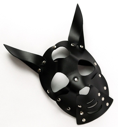 Черная маска Собака с ушками - фото, цены