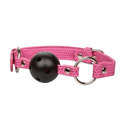 Кляп-шарик на розовых ремешках Tickle Me Pink Ball Gag - фото, цены