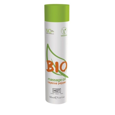 Массажное масло Bio Massage oil cayenne pepper с кайенским перцем - 100 мл. - фото, цены