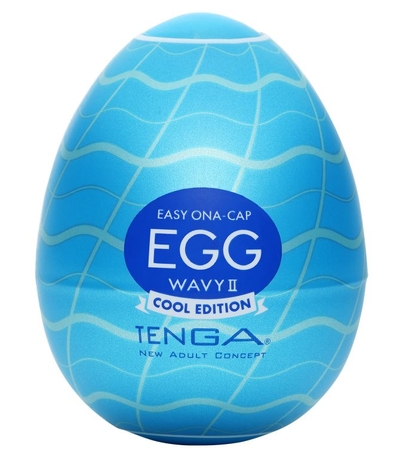 Мастурбатор-яйцо с охлаждающей смазкой Egg Wavy Ii Cool - фото, цены