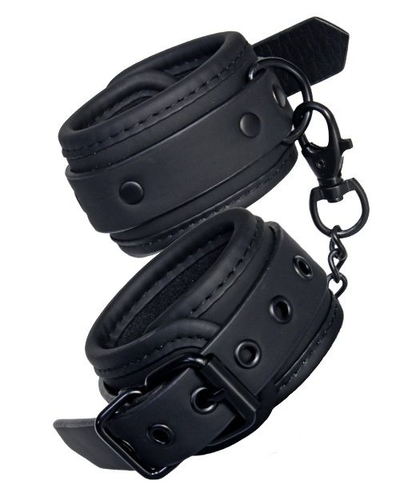 Чёрные наручники Blaze Handcuff Black - фото, цены