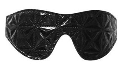 Чёрная маска на глаза с геометрическим узором Pyramid Eye Mask - фото, цены