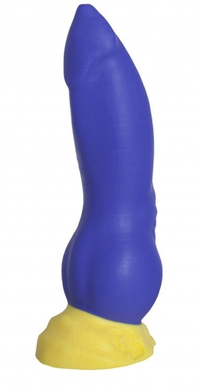 Синий фаллоимитатор Номус Small - 21 см. - фото, цены