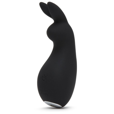 Черный клиторальный стимулятор Greedy Girl Clitoral Rabbit Vibrator - фото, цены