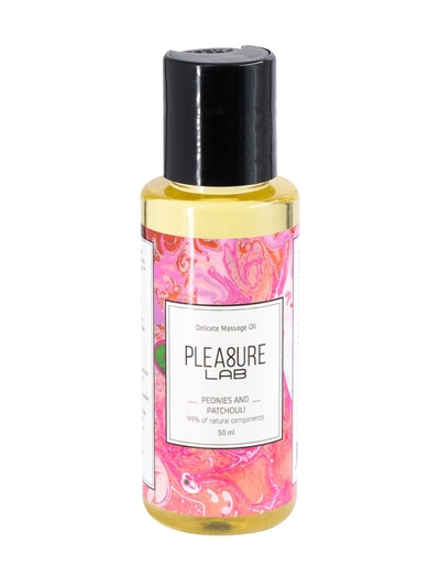 Массажное масло Pleasure Lab Delicate с ароматом пиона и пачули - 50 мл. - фото, цены