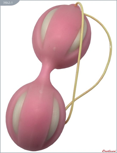 Розовые вагинальные шарики для тренировки интимных мышц - фото, цены