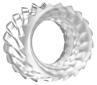 Прозрачное эрекционное кольцо No.40 Ball Strap - фото, цены
