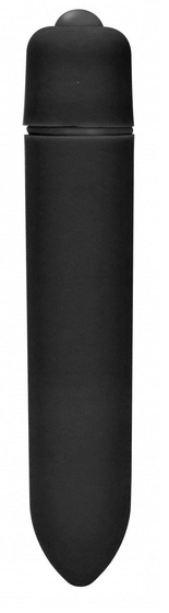 Черная вибропуля Speed Bullet - 9,3 см. - фото, цены