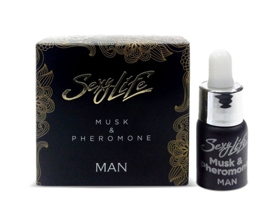 Ароматическое масло с феромонами Sexy Life Musk Pheromone man - 5 мл. - фото, цены