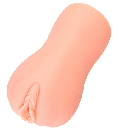 Телесный вибромастурбатор-вагина с рельефом Emily - фото, цены