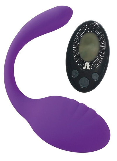 Фиолетовое виброяйцо Smart Dream Ii + Lrs с пультом ду - фото, цены