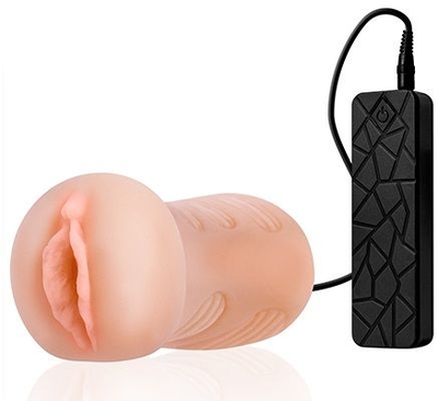 Мастурбатор-вагина Realstuff Vibrating Masturbator Pussy с виброяйцом на пульте - фото, цены