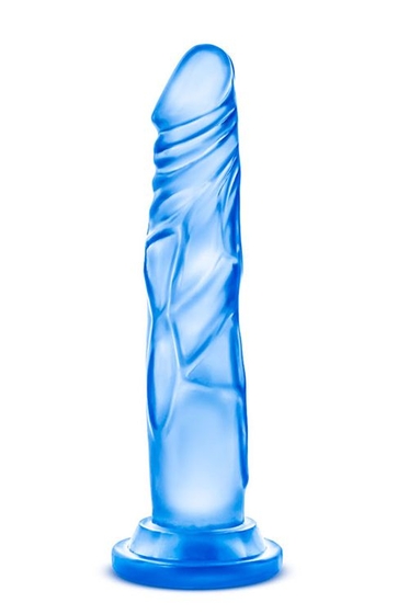 Синий фаллоимитатор с присоской Sweet N’ Hard 5 Realistic 7.5-Inch Dildo - 19,3 см. - фото, цены