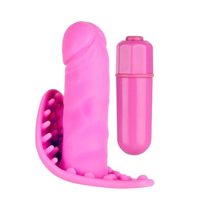 Розовый мини-вибростимулятор See You Secretly Pink - 8 см. - фото, цены