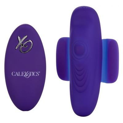 Фиолетовый стимулятор в трусики Lock-N-Play Remote Pulsating Panty Teaser - фото, цены