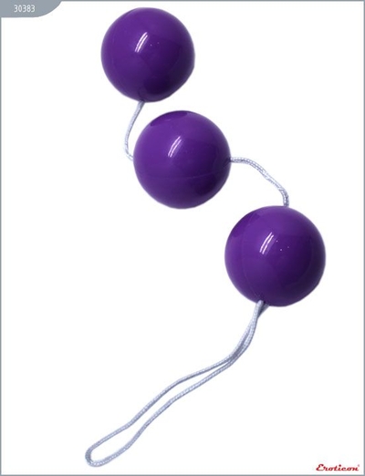 Фиолетовые тройные вагинальные шарики - фото, цены