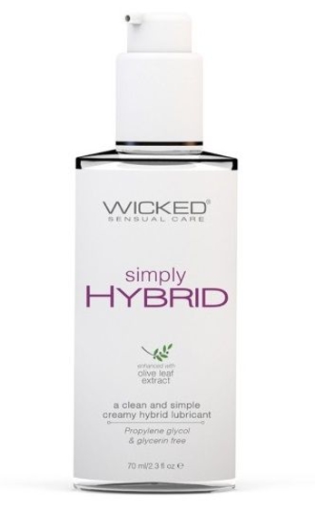 Водно-силиконовый лубрикант Wicked Simply Hybrid - 70 мл. - фото, цены