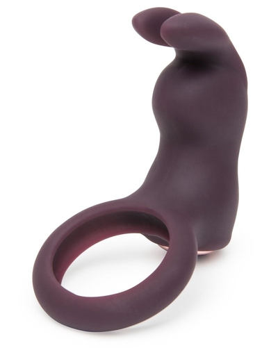 Фиолетовое эрекционное виброкольцо Lost in Each Other Rechargeable Rabbit Love Ring - фото, цены