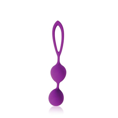Фиолетовые двойные вагинальные шарики Cosmo - фото, цены
