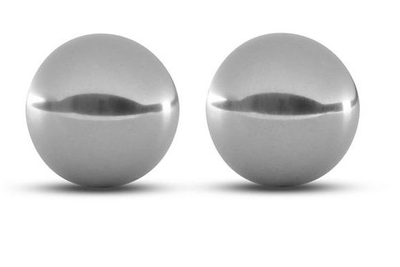 Серебристые вагинальные шарики Gleam Stainless Steel Kegel Balls - фото, цены