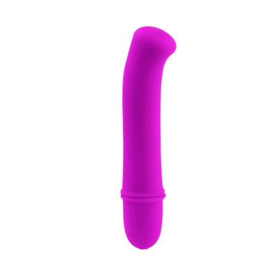 Фиолетовый вибратор Pretty Love Antony - 11,7 см. - фото, цены