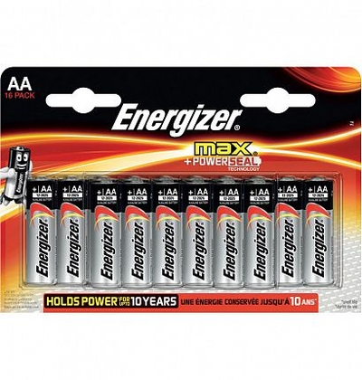Батарейки Energizer Max Aa/lr6 1,5v - 16 шт. - фото, цены