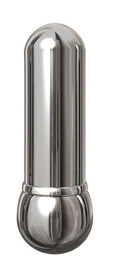 Алюминиевый вибратор Silver Small - 7,5 см. - фото, цены