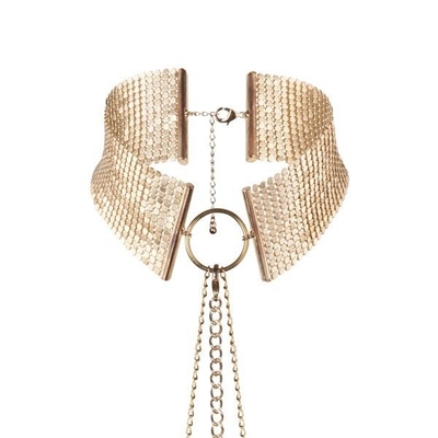 Золотистый ошейник с цепочками Desir Metallique Collar - фото, цены