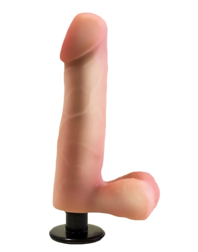 Фаллическая насадка для страпона Харнесс из неоскин - 16 см. - фото, цены