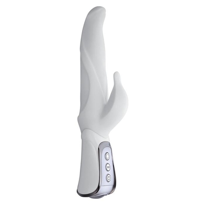 Белый вибратор Vibe Therapy Pinnacle - 23 см. - фото, цены