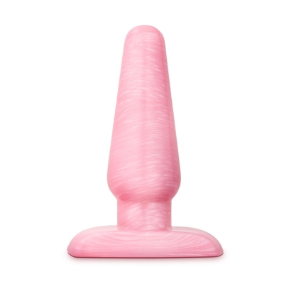 Розовая анальная пробка B Yours Medium Cosmic Plug - 11,4 см. - фото, цены