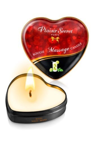 Массажная свеча с ароматом мохито Bougie Massage Candle - 35 мл. - фото, цены