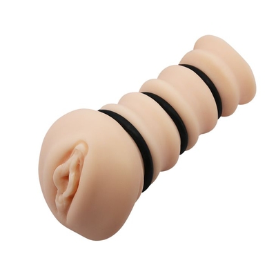 Мастурбатор-вагина с утягивающими кольцами Rossi Flesh 3d - фото, цены