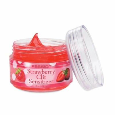 Гель для стимуляции клитора Passion Strawberry Clit Sensitizer - 45,5 гр. - фото, цены